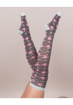 Powder Poodle/Westie Long Socks